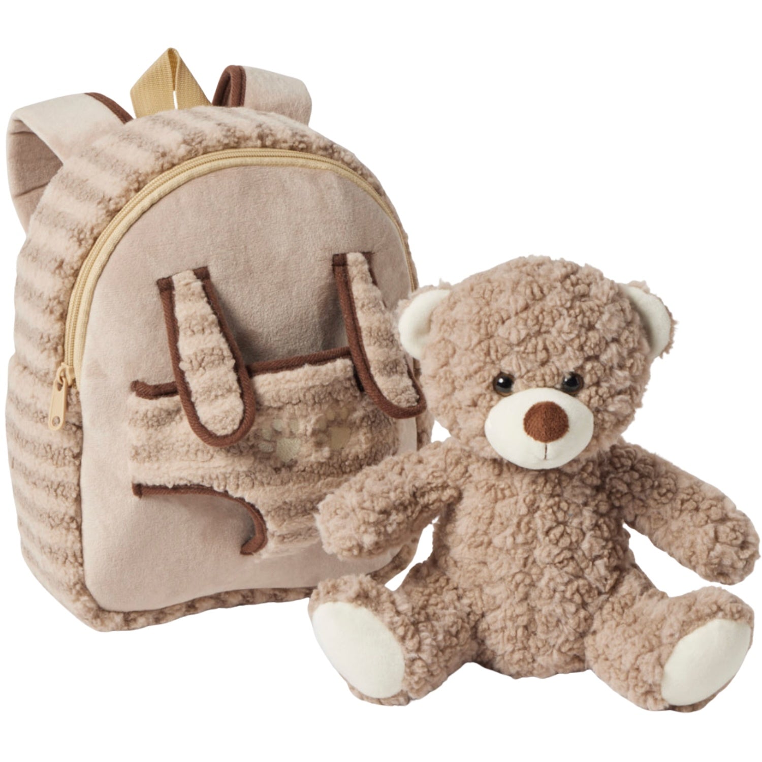 Plush Bear Buddy Backpack