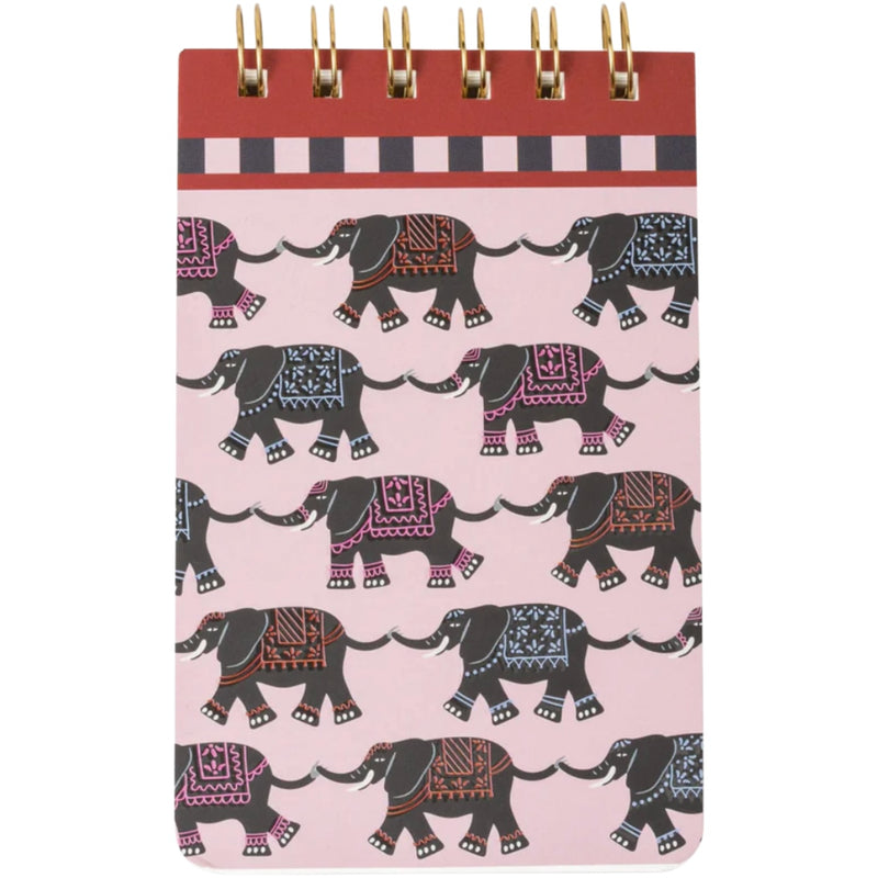 Twin Wire Notepad - Elephant