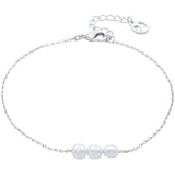 Mini Pearl Bracelet - Silver