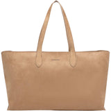 Elke Suede Tote Bag - Honey