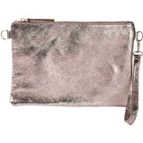 Clutch Xbody Bag - Metallic Champagne