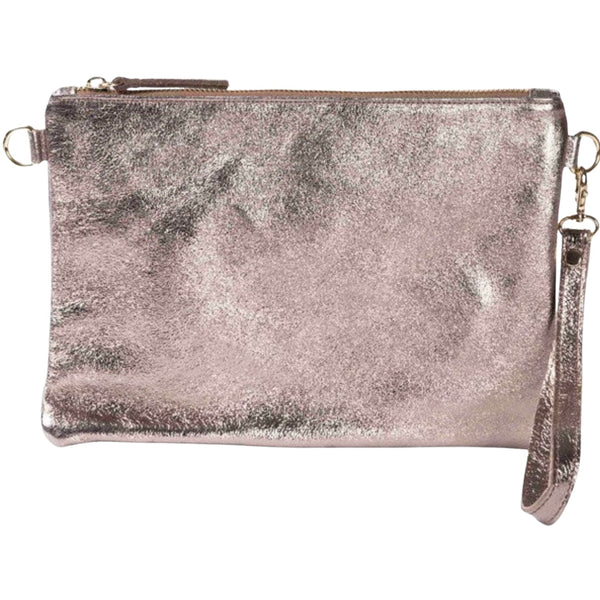 Clutch Xbody Bag - Metallic Champagne
