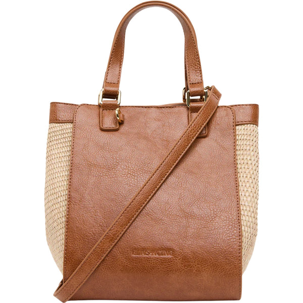 Carnegie Tote - Tan/Nat Weave