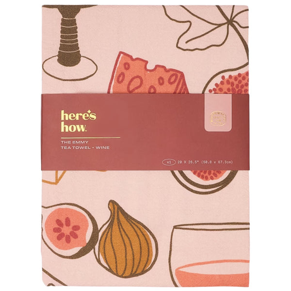 Emmy Tea Towel - Wine