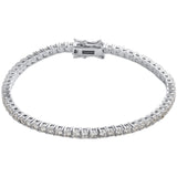 Dani Tennis Bracelet - Large Silver