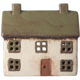 YA0095 Alsace Tea Light Cottage - Olive Green