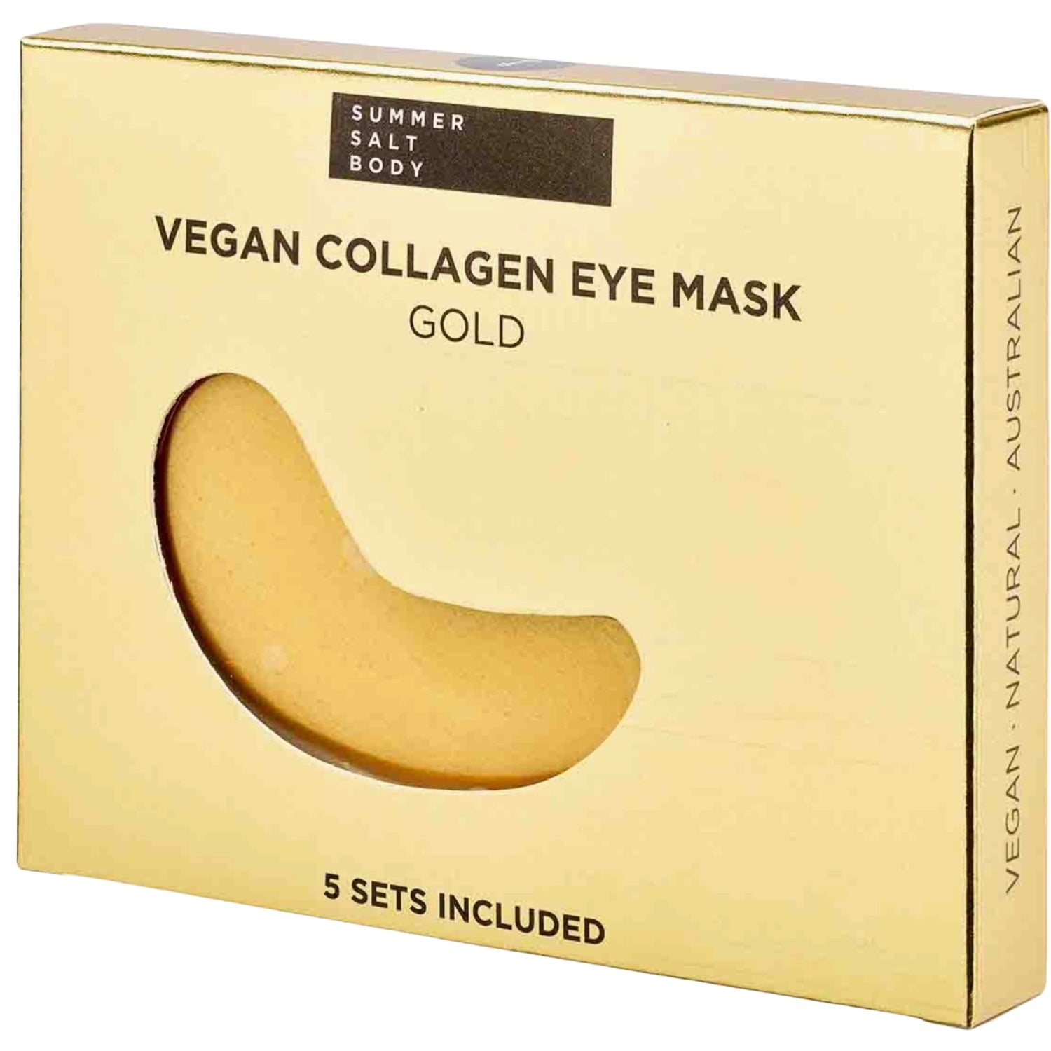 Vegan Collagen Eye Masks - Gold