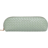 Jayne Woven Makeup Bag- Sage Green