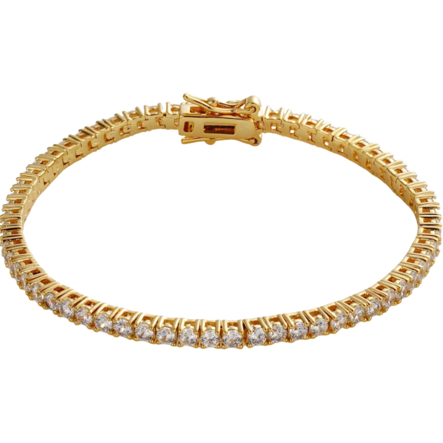 Dani Tennis Bracelet - Gold