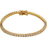 Dani Tennis Bracelet - Gold