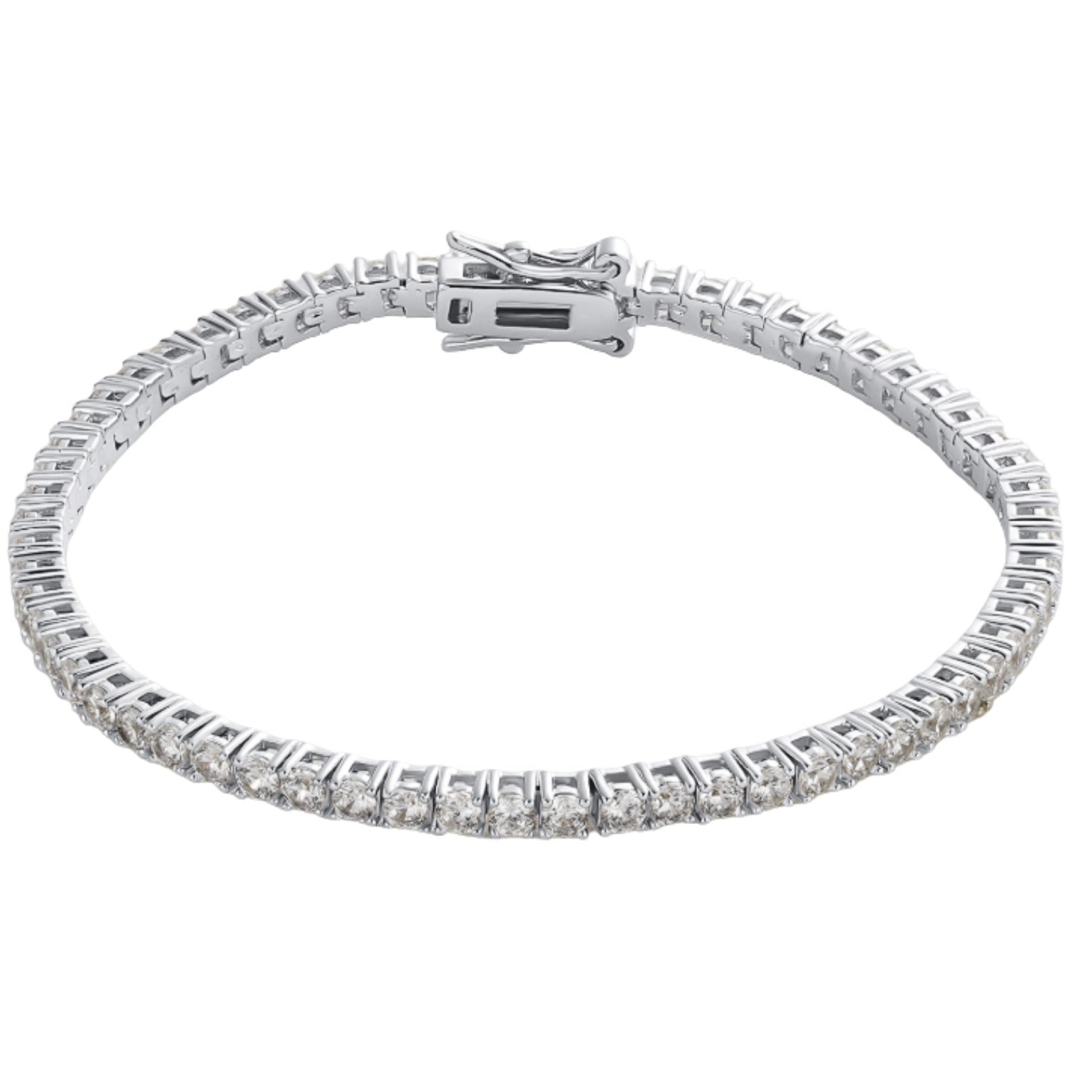 Dani Tennis Bracelet - Silver