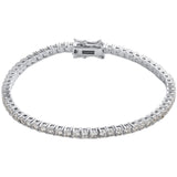 Dani Tennis Bracelet - Silver