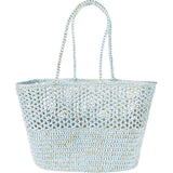 Romy Crochet Basket - Hydrangea/Gold