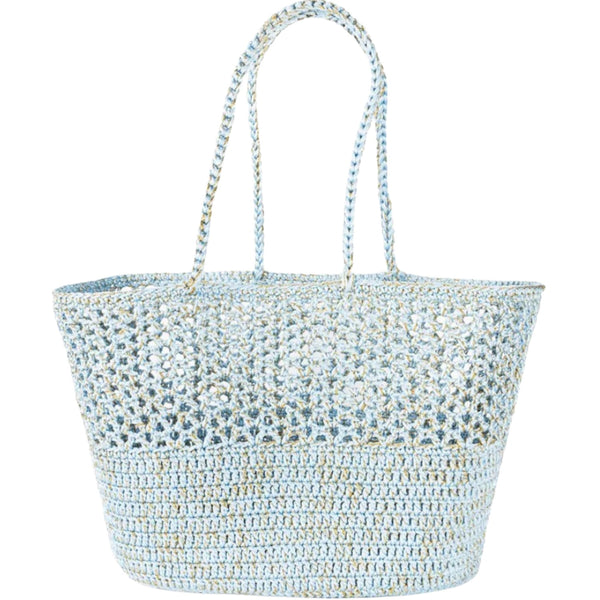 Romy Crochet Basket - Hydrangea/Gold