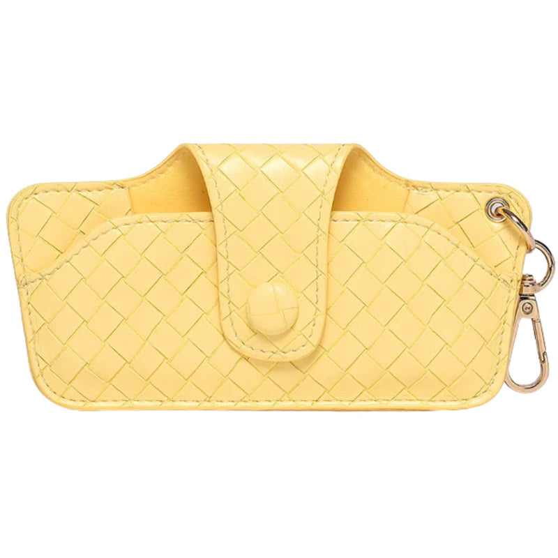 Skittle Sunglass Case - Woven Yellow