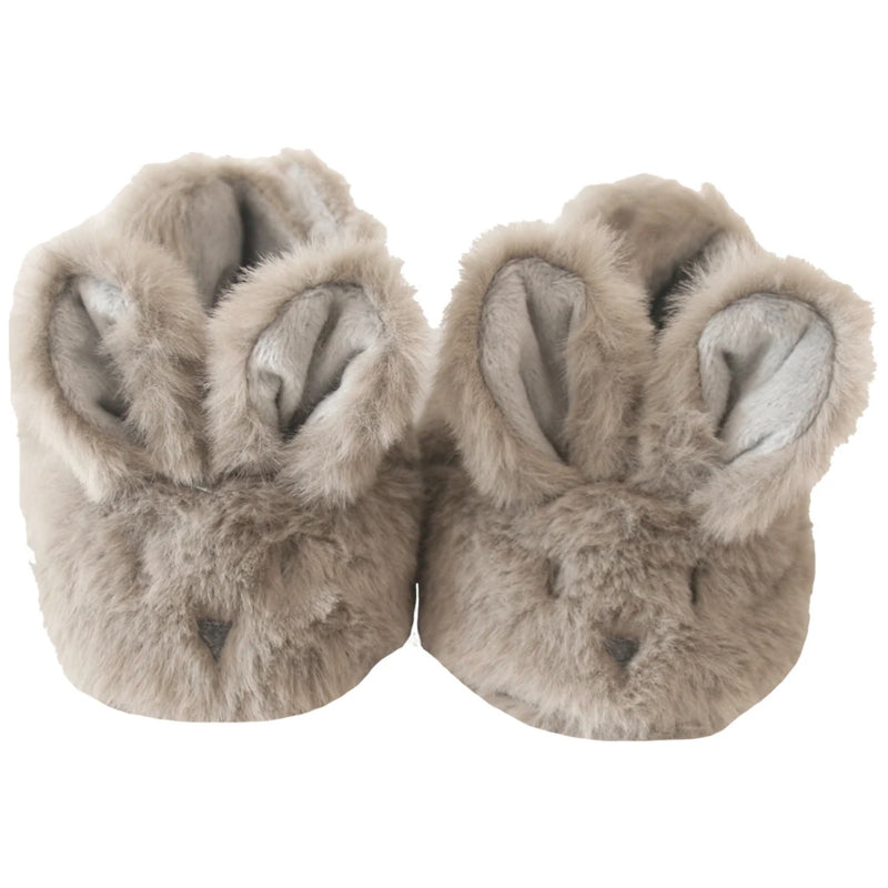 Luxe Bunny Booties - Grey