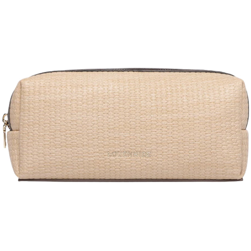 Brianna Makeup Bag - Nat/Choc