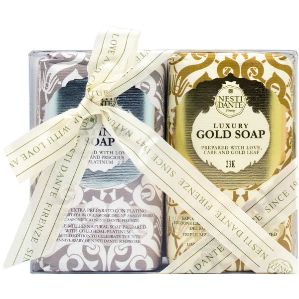 Luxury Platinum Gold Soap Gift Set