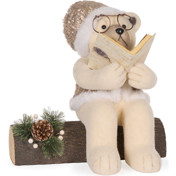 Reading Papa Teddy Bear