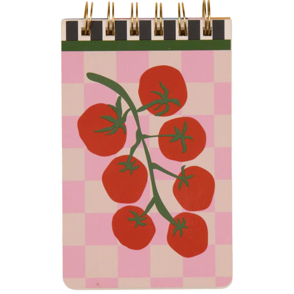 Twin Wire Notepad - Tomato