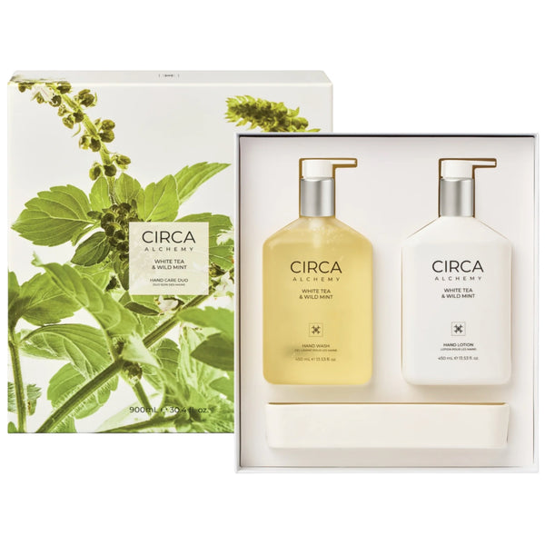 900ml Hand Care Duo Alchemy - White Tea & Wild Mint