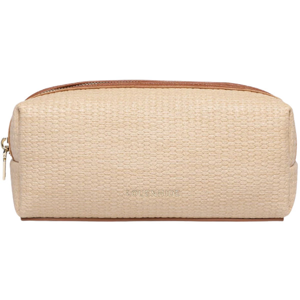 Briana Makeup Bag - Nat/Tan