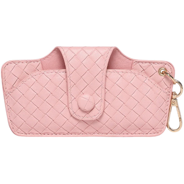 Skittle Sunglass Case - Woven Pink