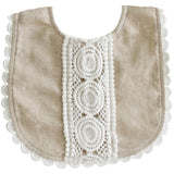 Olivia Bib - Natural Linen