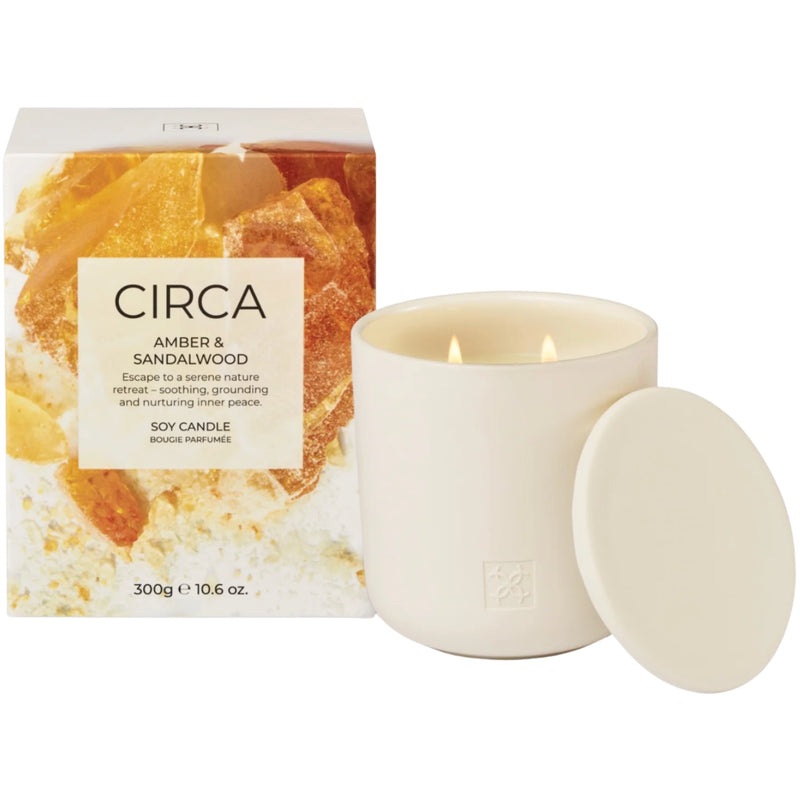 300g Candle - Amber & Sandalwood