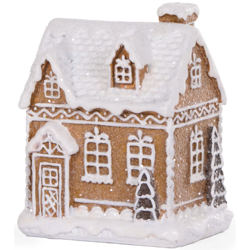 Mini Piped Gingerbread House