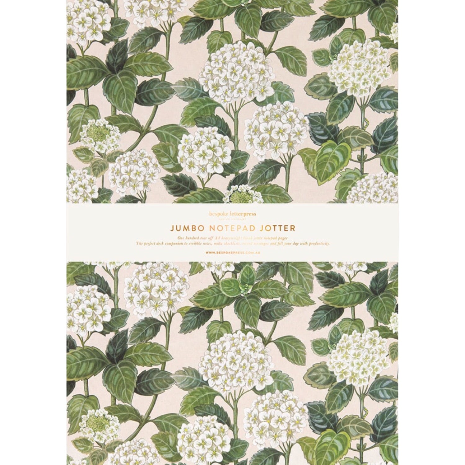 Hydrangea Jumbo Jotter