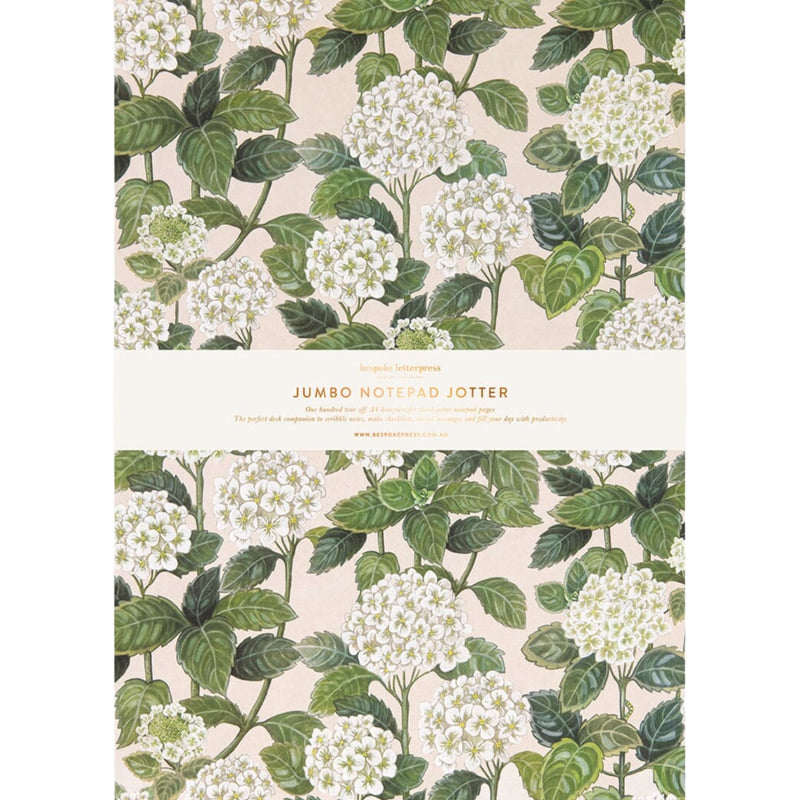 Hydrangea Jumbo Jotter