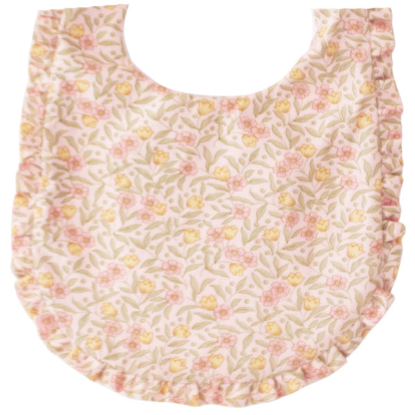 Ruffle Bib - Blossom Lily Pink