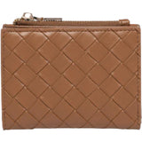Lily Woven Wallet - Tan