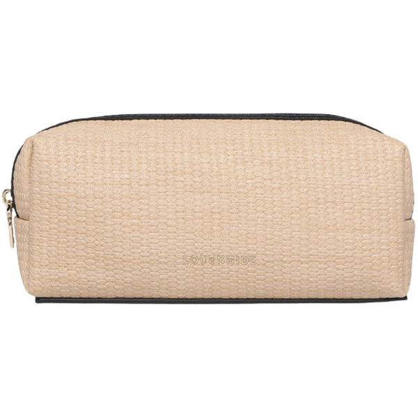 Brianna Makeup Bag - Nat/Blk