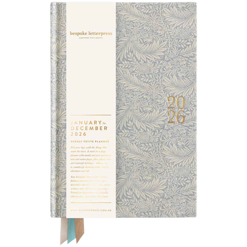2026 Petite Linen Bound Planner - Dune