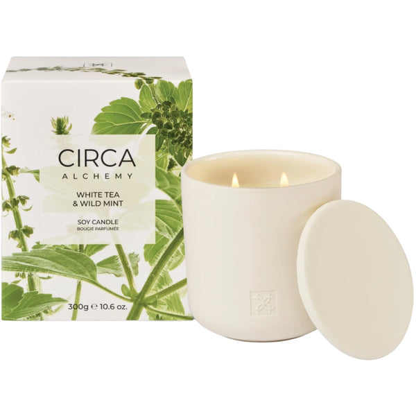 300g Candle Alchemy - White Tea & Wild Mint