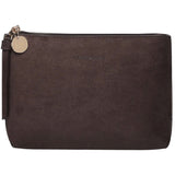 The Everyday Suede Pouch - Chocolate