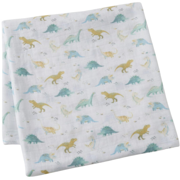 Dallying Dinosaur Muslin Wrap