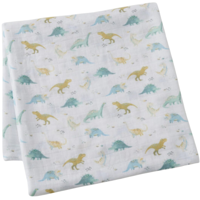 Dallying Dinosaur Muslin Wrap
