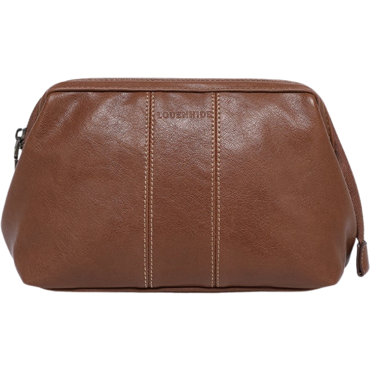 Albie Cosmetic Case - Cognac