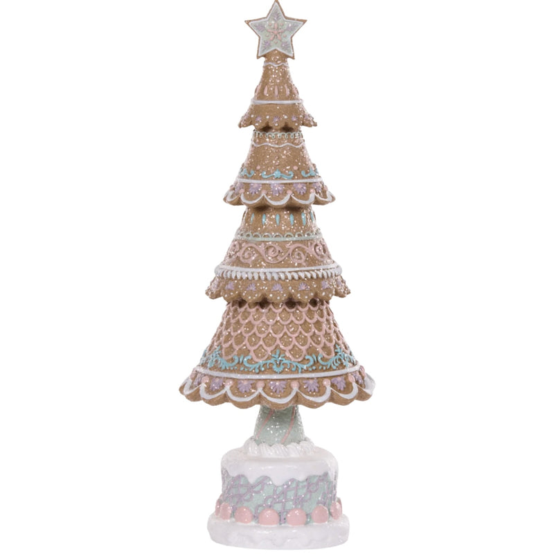 42cm Pastel Gingerbread Tree
