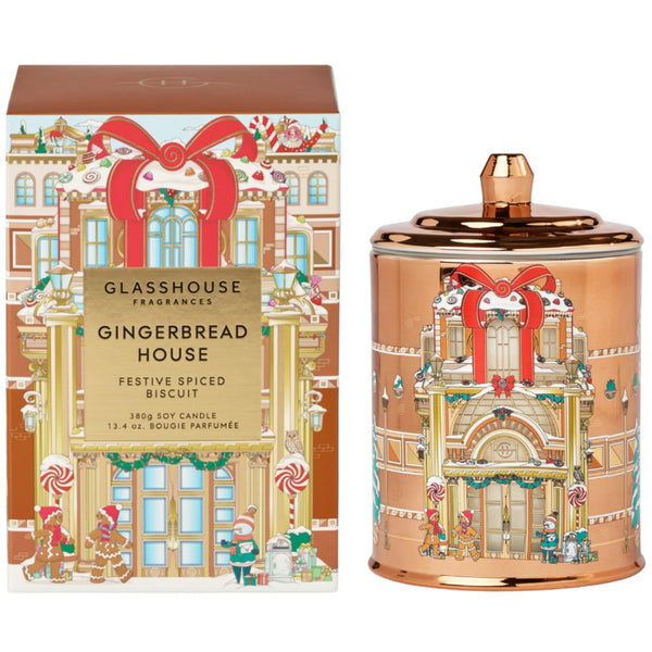 380g Candle - Gingerbread House 2025