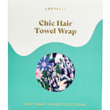 Riva Hair Towel Wrap - Floral Ikat