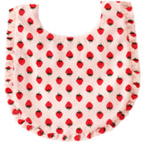 Ruffle Bib - Strawberry