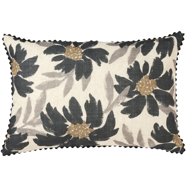 Eve Cushion 40x60cm - Black/Tan