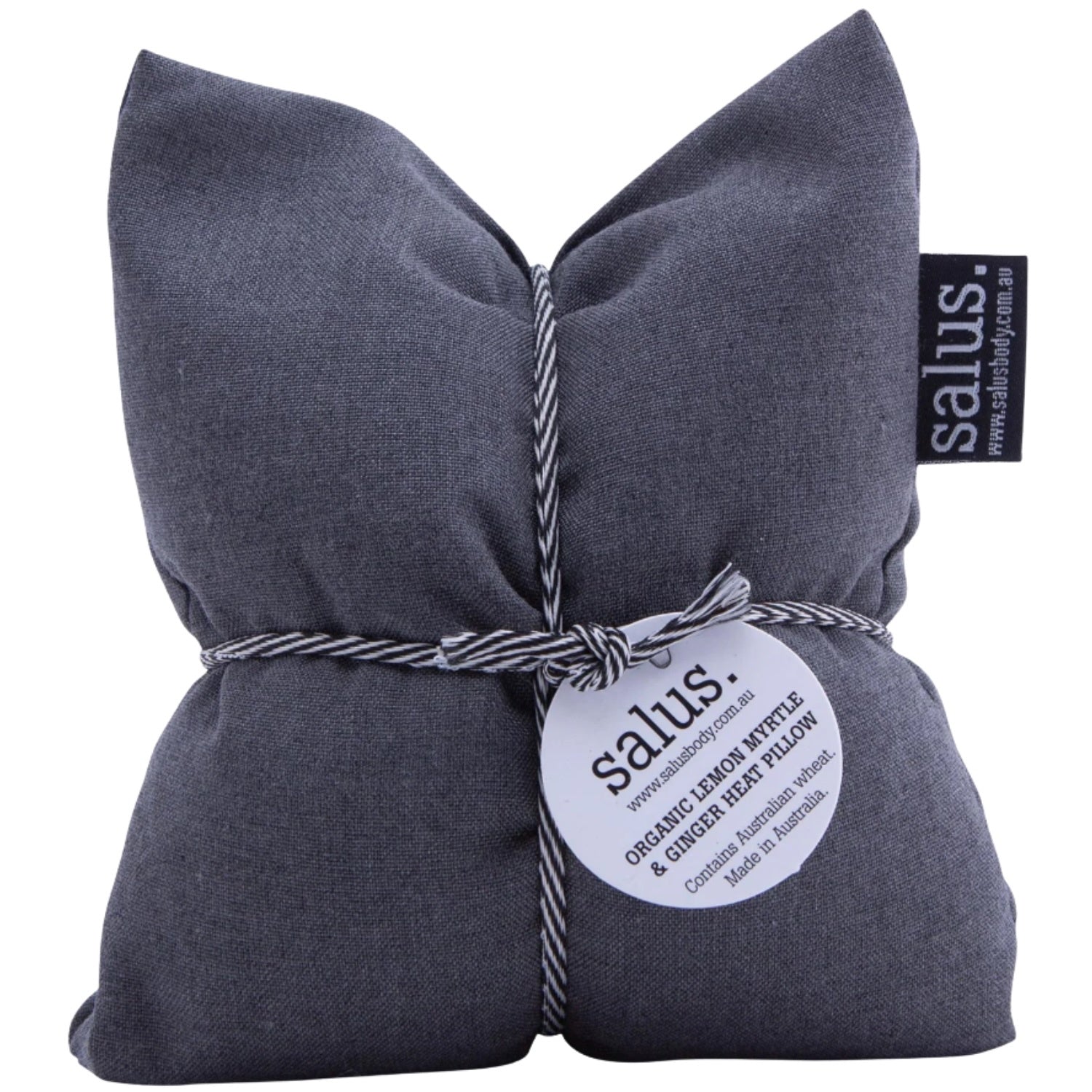 Organic Lemon Myrtle & Ginger Heat Pillow Grey