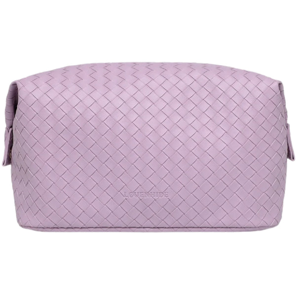 Lucinda Woven Cosmetic Case - Lilac