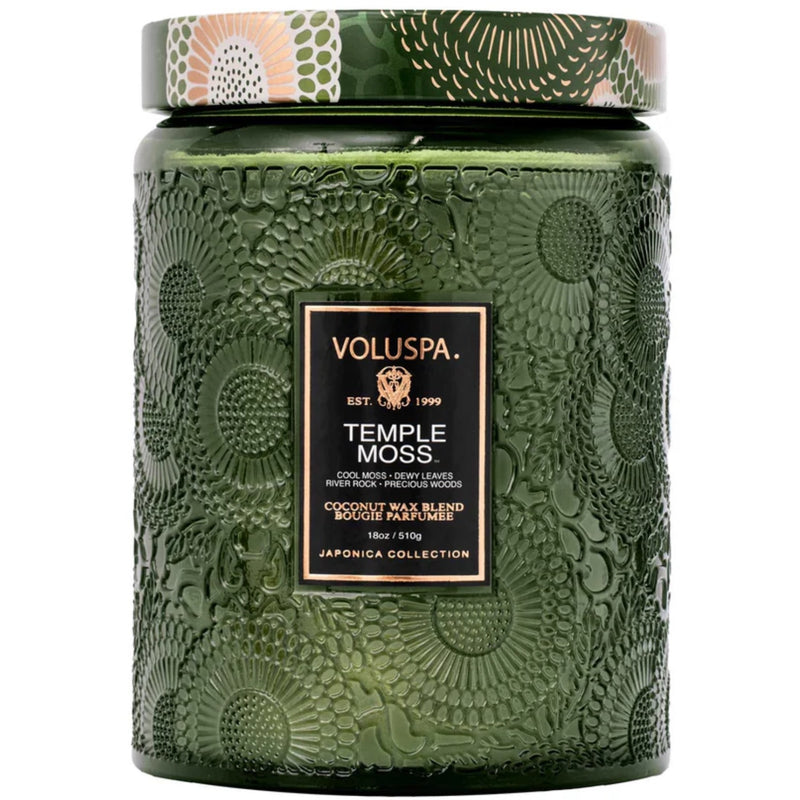 Temple Moss 100 hr Glass Candle