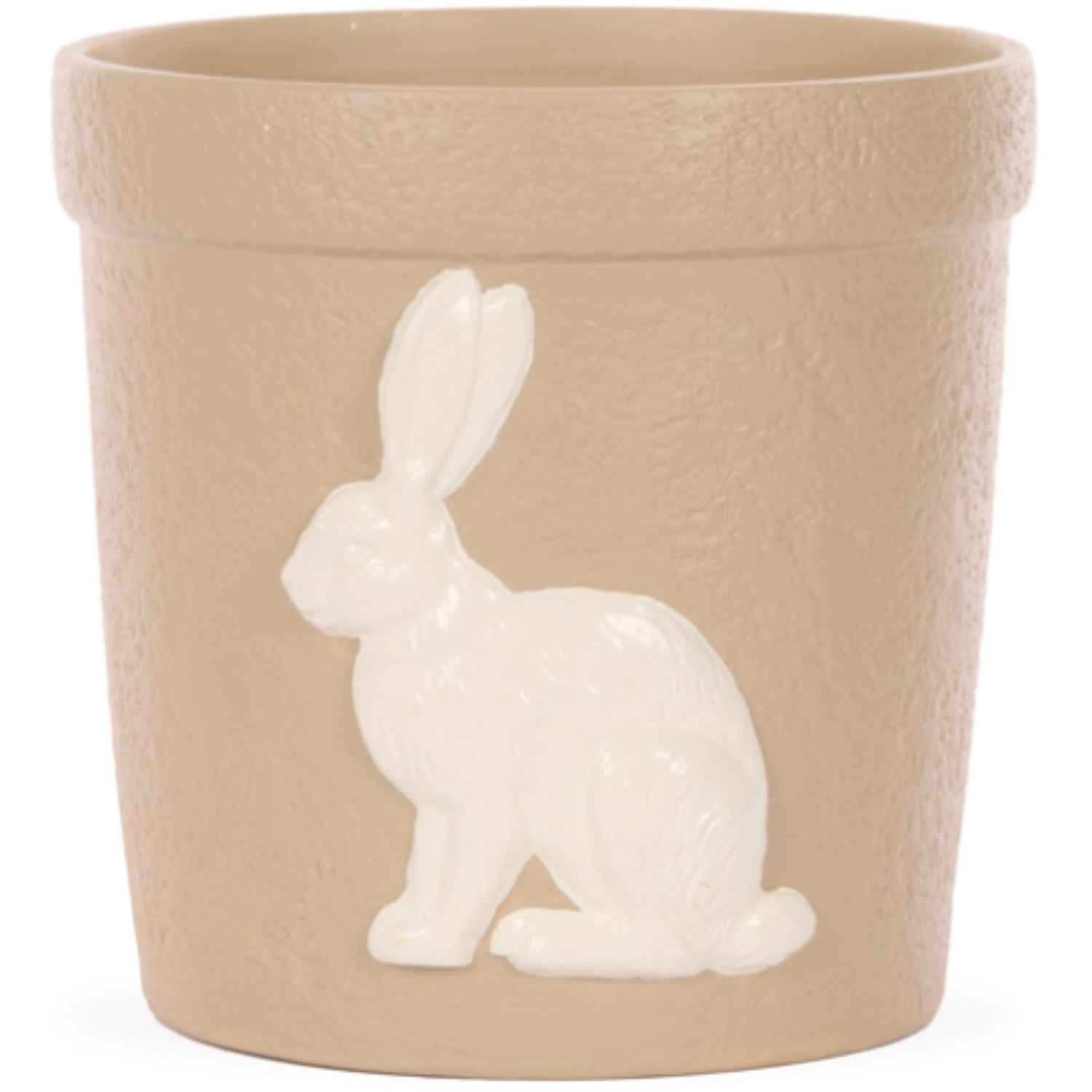 Sitting Bunny Planter - Natural